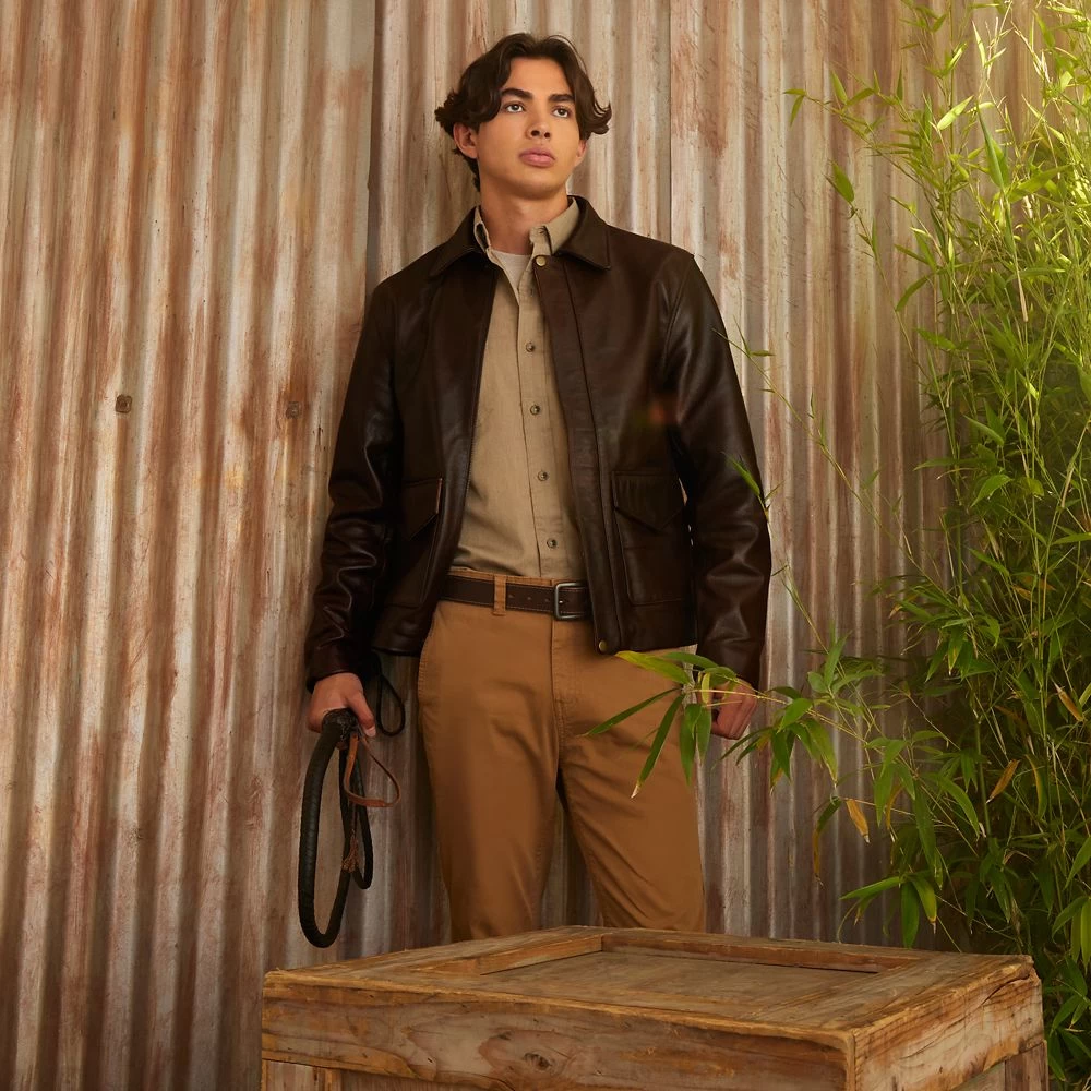 Disney Indiana Jones Leather Jacket For Adults 11 Disney Indiana Jones Leather Jacket For Adults - Image 9