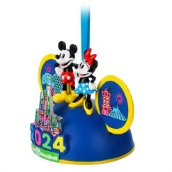 Mickey And Minnie Mouse Light-Up Ear Hat Ornament – Walt Disney World 2024 -Tiny World Shop 3710048300055 2