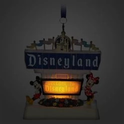 Disneyland Marquee Sketchbook Ornament -Tiny World Shop 3710048300084 1