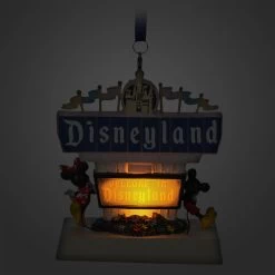 Disneyland Marquee Sketchbook Ornament -Tiny World Shop 3710048300084 5