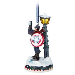 Disney Captain America Light-Up Living Magic Sketchbook Ornament 12 Disney Captain America Light-Up Living Magic Sketchbook Ornament -Tiny World Shop 3710059310040 2