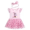 Disney Minnie Mouse 1st Birthday Dress Set For Baby -Tiny World Shop 5000057340163