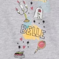 Disney Belle Fashion T-Shirt For Girls – Beauty And The Beast -Tiny World Shop 5007048020254 2
