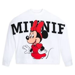 Disney Minnie Mouse Back To Front Pullover Sweatshirt For Women