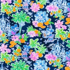 Mickey And Minnie Mouse Zip Jacket For Women By Lilly Pulitzer – Disney Parks -Tiny World Shop 5102107140125 4