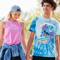 Stitch Tie-Dye T-Shirt For Adults – Disneyland -Tiny World Shop 5205048020224 4