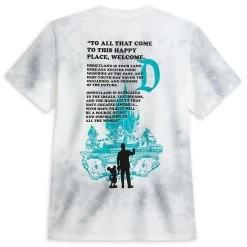 Walt Disney And Mickey Mouse ''Partners'' Tie-Dye T-Shirt For Adults – Disneyland -Tiny World Shop 5205056530236 2