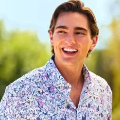 Mickey Mouse And Friends ''Afternoon'' Shirt For Adults By RSVLTS – Disney100 -Tiny World Shop 5205106430124 5