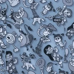 Disney And Pixar Character ''Pie-Eyed Party'' Shirt For Adults By RSVLTS -Tiny World Shop 5205106430322 2