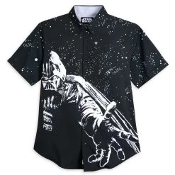 Disney Star Wars ''Power Of The Dark Side'' Button Down Shirt For Adults By RSVLTS