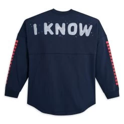 Disney Princess Leia And Han Solo ''I Know'' Couples Spirit Jersey For Adults – Star Wars – Navy -Tiny World Shop 5302058380057 1