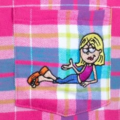 Disney Lizzie McGuire Flannel Shirt For Adults By Cakeworthy -Tiny World Shop 5303058250091 2