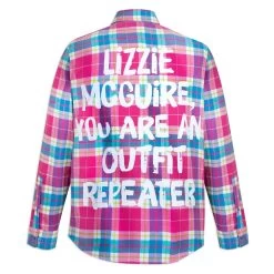 Disney Lizzie McGuire Flannel Shirt For Adults By Cakeworthy