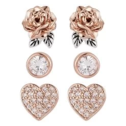 Disney Beauty And The Beast Earring Set