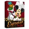 Disney Mickey Mouse ''Espresso To Go!'' Giclée On Canvas By Tim Rogerson 2 Disney Mickey Mouse ''Espresso To Go!'' Giclée On Canvas By Tim Rogerson -Tiny World Shop 6811047992837