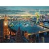 Disney Peter Pan ''Peter Pan In London'' By Rodel Gonzalez Canvas Artwork – Limited Edition -Tiny World Shop 6811047994120