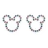 Disney Mickey Mouse Icon Multi-Colored Gems Earrings By Rebecca Hook -Tiny World Shop 7002057284189