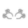 Disney Minnie Mouse Headband Earrings By Rebecca Hook – Silver -Tiny World Shop 7401057285794
