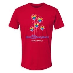 Adults' Walt Disney World Mickey Mouse Balloon T-Shirt – Customized -Tiny World Shop 7807055820386 5