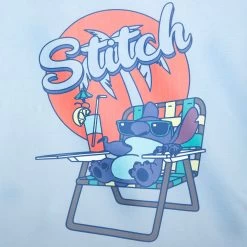 Disney Stitch Beach Chair T-Shirt For Adults – Lilo & Stitch -Tiny World Shop 7807107060239 2