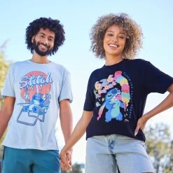 Disney Stitch Beach Chair T-Shirt For Adults – Lilo & Stitch -Tiny World Shop 7807107060239 3