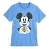 Mickey Mouse Rainbow Heart T-Shirt For Adults – Disney Pride Collection -Tiny World Shop 7807107060479